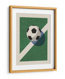 Afiche de futbol gráfico retro - Daniel Coulmann | Cuadro decorativo de Canvas Lab