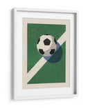 Afiche de futbol gráfico retro - Daniel Coulmann | Cuadro decorativo de Canvas Lab