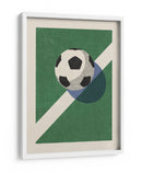 Afiche de futbol gráfico retro - Daniel Coulmann | Cuadro decorativo de Canvas Lab