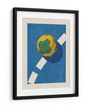 Balón de juego en la cancha azul - Daniel Coulmann | Cuadro decorativo de Canvas Lab
