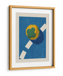 Balón de juego en la cancha azul - Daniel Coulmann | Cuadro decorativo de Canvas Lab