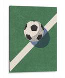 Afiche de futbol gráfico retro 5 - Daniel Coulmann | Cuadro decorativo de Canvas Lab