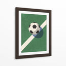 Afiche de futbol gráfico retro 5 - Daniel Coulmann | Cuadro decorativo de Canvas Lab