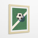 Afiche de futbol gráfico retro 5 - Daniel Coulmann | Cuadro decorativo de Canvas Lab