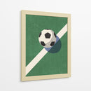 Afiche de futbol gráfico retro 5 - Daniel Coulmann | Cuadro decorativo de Canvas Lab