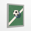 Afiche de futbol gráfico retro 5 - Daniel Coulmann | Cuadro decorativo de Canvas Lab