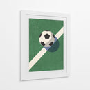 Afiche de futbol gráfico retro 5 - Daniel Coulmann | Cuadro decorativo de Canvas Lab