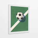 Afiche de futbol gráfico retro 5 - Daniel Coulmann | Cuadro decorativo de Canvas Lab