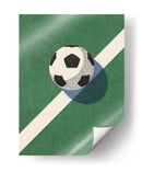 Afiche de futbol gráfico retro 5 - Daniel Coulmann | Cuadro decorativo de Canvas Lab