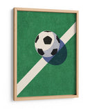 Afiche de futbol gráfico retro 2 - Daniel Coulmann | Cuadro decorativo de Canvas Lab