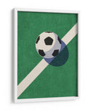 Afiche de futbol gráfico retro 2 - Daniel Coulmann | Cuadro decorativo de Canvas Lab