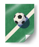Afiche de futbol gráfico retro 2 - Daniel Coulmann | Cuadro decorativo de Canvas Lab