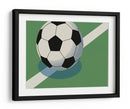 Afiche de futbol gráfico retro 3 - Andreas Magnusson | Cuadro decorativo de Canvas Lab