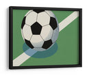Afiche de futbol gráfico retro 3 - Andreas Magnusson | Cuadro decorativo de Canvas Lab