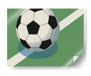 Afiche de futbol gráfico retro 3 - Andreas Magnusson | Cuadro decorativo de Canvas Lab