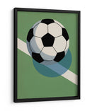 Afiche de futbol gráfico retro 4 - Andreas Magnusson | Cuadro decorativo de Canvas Lab