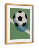 Afiche de futbol gráfico retro 4 - Andreas Magnusson | Cuadro decorativo de Canvas Lab
