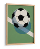 Afiche de futbol gráfico retro 4 - Andreas Magnusson | Cuadro decorativo de Canvas Lab