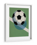 Afiche de futbol gráfico retro 4 - Andreas Magnusson | Cuadro decorativo de Canvas Lab