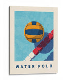 Balón de waterpolo vibrante - Daniel Coulmann | Cuadro decorativo de Canvas Lab