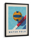 Balón de waterpolo vibrante - Daniel Coulmann | Cuadro decorativo de Canvas Lab