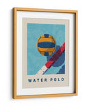 Balón de waterpolo vibrante - Daniel Coulmann | Cuadro decorativo de Canvas Lab