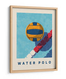 Balón de waterpolo vibrante - Daniel Coulmann | Cuadro decorativo de Canvas Lab