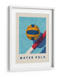 Balón de waterpolo vibrante - Daniel Coulmann | Cuadro decorativo de Canvas Lab