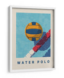 Balón de waterpolo vibrante - Daniel Coulmann | Cuadro decorativo de Canvas Lab