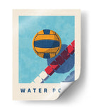 Balón de waterpolo vibrante - Daniel Coulmann | Cuadro decorativo de Canvas Lab