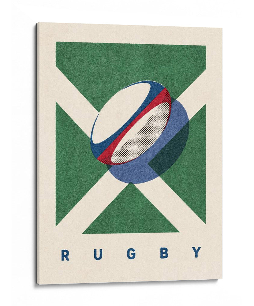Balón de rugby escocés - Daniel Coulmann | Cuadro decorativo de Canvas Lab