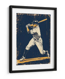 Bateador de béisbol antiguo - Fluidys Studio IV | Cuadro decorativo de Canvas Lab