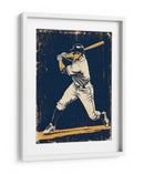 Bateador de béisbol antiguo - Fluidys Studio IV | Cuadro decorativo de Canvas Lab