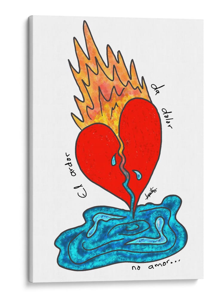 Dolor - Lupita | Cuadro decorativo de Canvas Lab