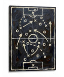 Diagrama de jugada de futbol - HUGO | Cuadro decorativo de Canvas Lab