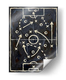 Diagrama de jugada de futbol - HUGO | Cuadro decorativo de Canvas Lab