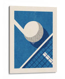 Juego de tenis retro - Daniel Coulmann | Cuadro decorativo de Canvas Lab