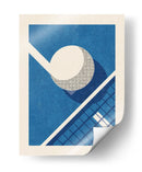 Juego de tenis retro - Daniel Coulmann | Cuadro decorativo de Canvas Lab