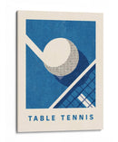 Gráfico de tenis de mesa - Daniel Coulmann | Cuadro decorativo de Canvas Lab