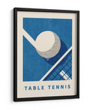 Gráfico de tenis de mesa - Daniel Coulmann | Cuadro decorativo de Canvas Lab