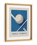 Gráfico de tenis de mesa - Daniel Coulmann | Cuadro decorativo de Canvas Lab