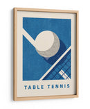 Gráfico de tenis de mesa - Daniel Coulmann | Cuadro decorativo de Canvas Lab