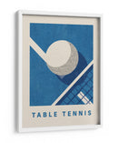 Gráfico de tenis de mesa - Daniel Coulmann | Cuadro decorativo de Canvas Lab