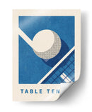 Gráfico de tenis de mesa - Daniel Coulmann | Cuadro decorativo de Canvas Lab