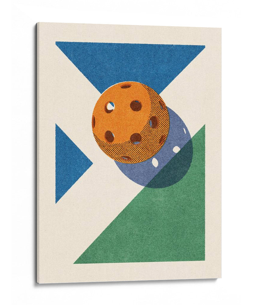 Bola naranja con formas geométricas - Daniel Coulmann | Cuadro decorativo de Canvas Lab