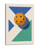 Geometría de la pelota de wiffle naranja - Daniel Coulmann | Cuadro decorativo de Canvas Lab