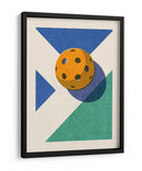 Geometría de la pelota de wiffle naranja - Daniel Coulmann | Cuadro decorativo de Canvas Lab