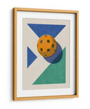 Geometría de la pelota de wiffle naranja - Daniel Coulmann | Cuadro decorativo de Canvas Lab