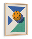 Geometría de la pelota de wiffle naranja - Daniel Coulmann | Cuadro decorativo de Canvas Lab