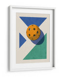 Geometría de la pelota de wiffle naranja - Daniel Coulmann | Cuadro decorativo de Canvas Lab